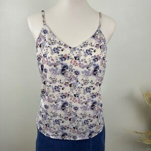Hayden Los Angeles Women's Floral Cami Tank Top Size M Adjustable Straps